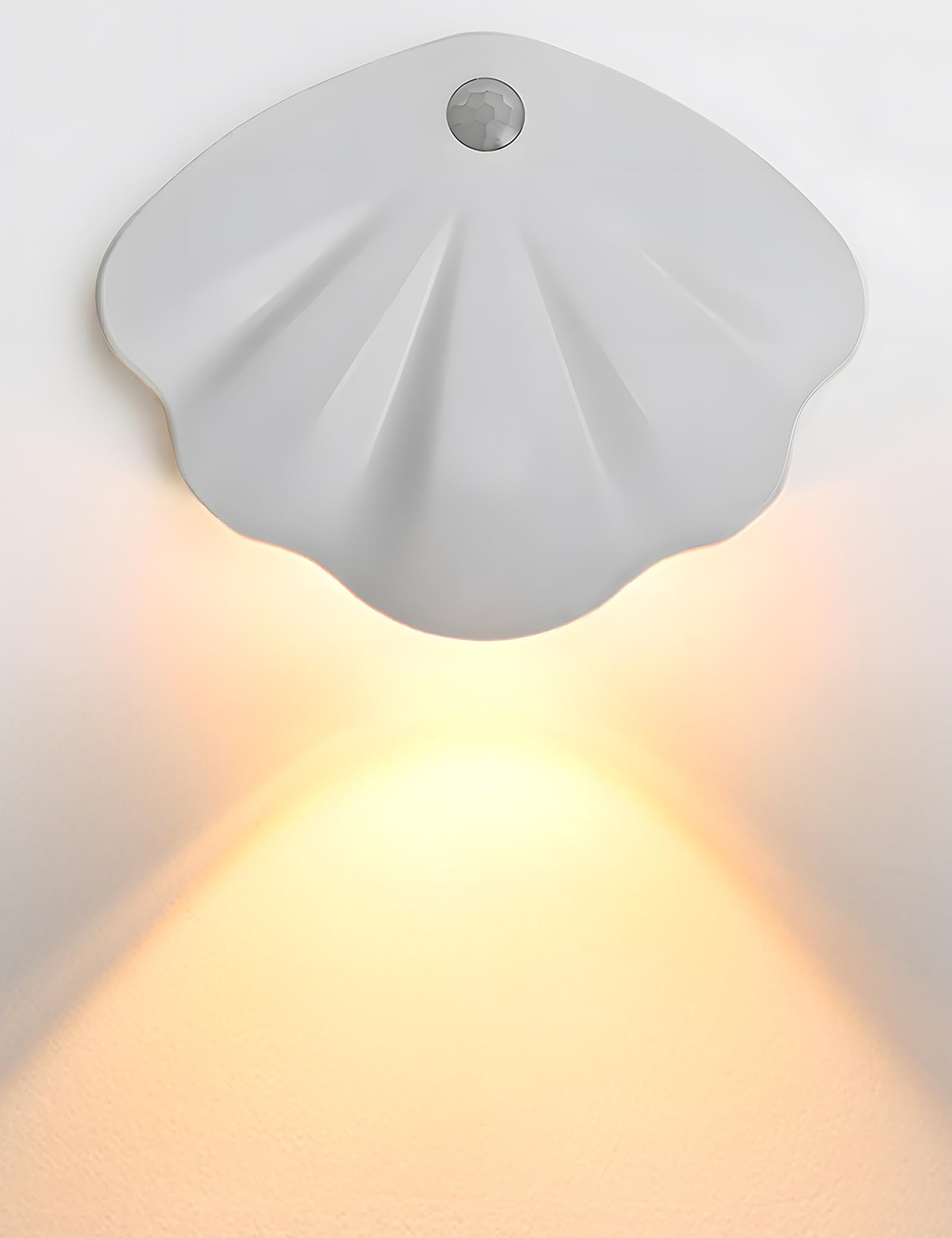 TDZDDYS Rechargeable Motion Sensor Wall Light, 3-color Warm White Neutral Shell Night Light, Stepless Adjustable Brightness Magnetic Battery Light for Bedroom, Stairs, Hallway