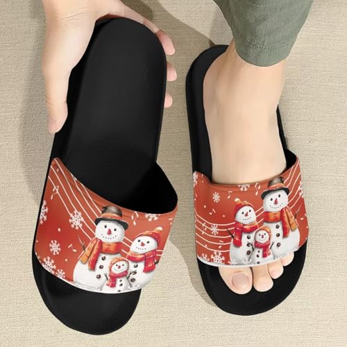 Image of Open Toe Slippers for Women Rubber Slides Womens Sandal Slippers