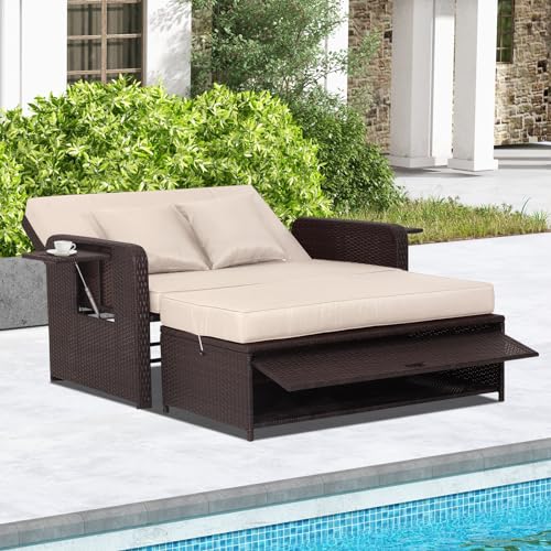 Luxury Outdoor Daybed with Canopy