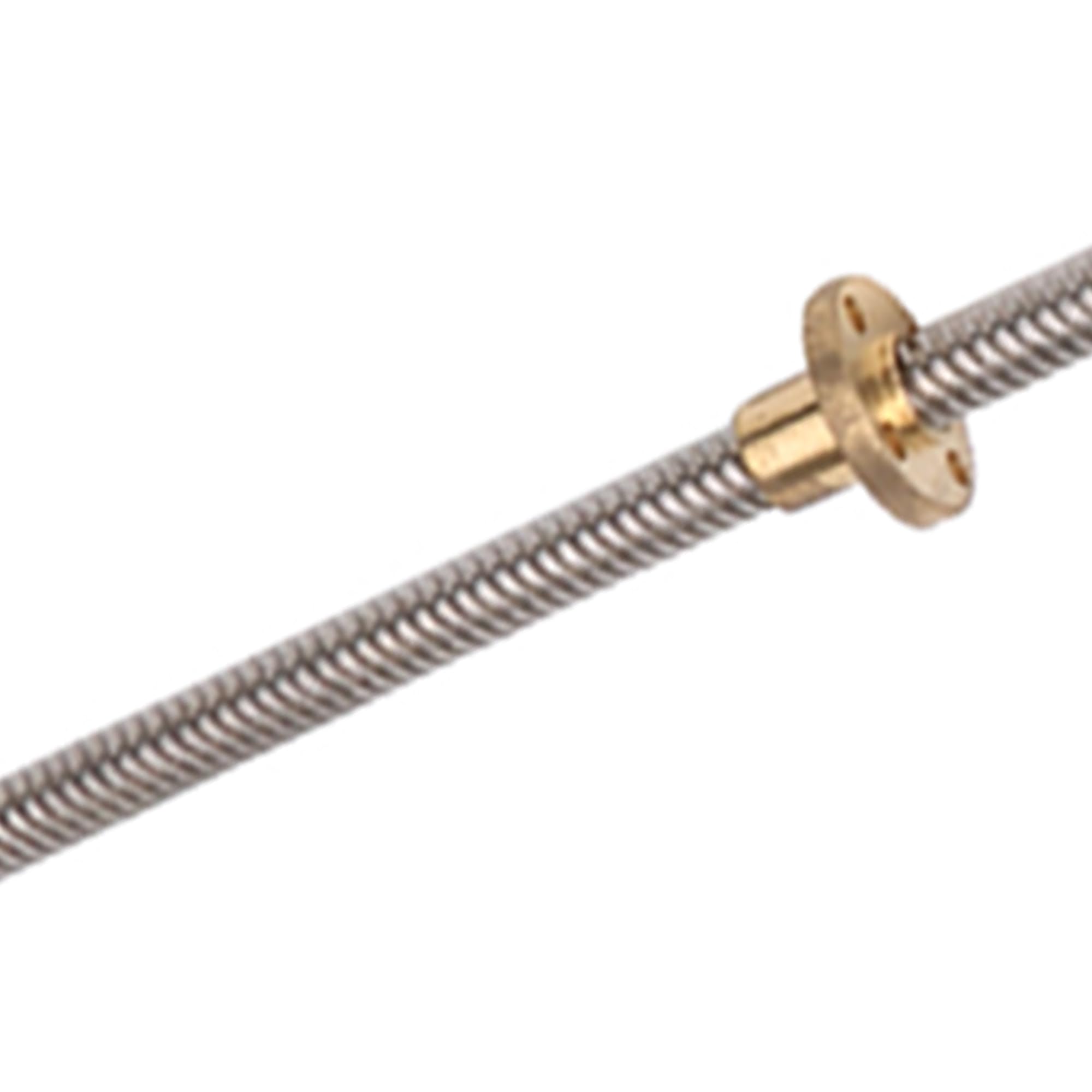 ETFBUY 5 Pieces Stainless Steel Lead Screw 8mm with Brass Nut for 3D Printing Repair