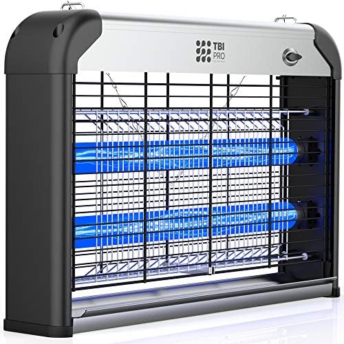 2-In-1 Indoor Bug Zapper With 20W Light Bulb 2 Pack - Fruit Fly Trap Uv Lamp Attraction With Strongest 3000V Electric Bug Zapper Grid - Insect Killer For Mosquito, Moth, Wasp, Beetle Other Pests