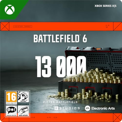 Battlefield 6 code jeu Xbox Series X avec 13000 pièces Battlefield téléchargement Xbox