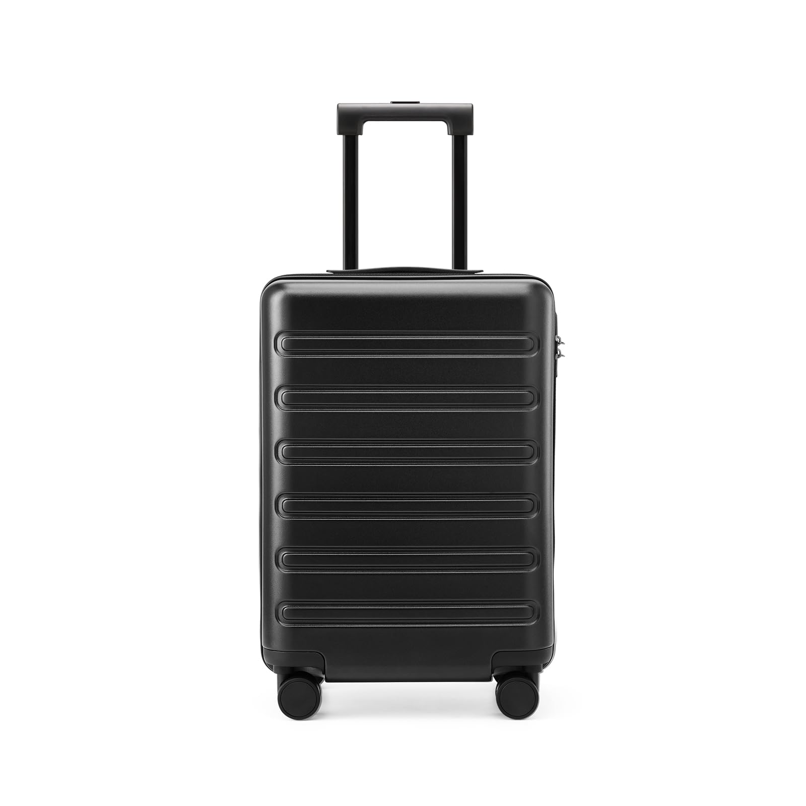 Carry on Luggage 22 X 14 X 9 Airline Approved, 20 Inch Luggage for 3-5 Days Travel, Double Spinner Wheels, 100% Hardshell PC, TSA Lock (Black color, Carry-on-38L-20)