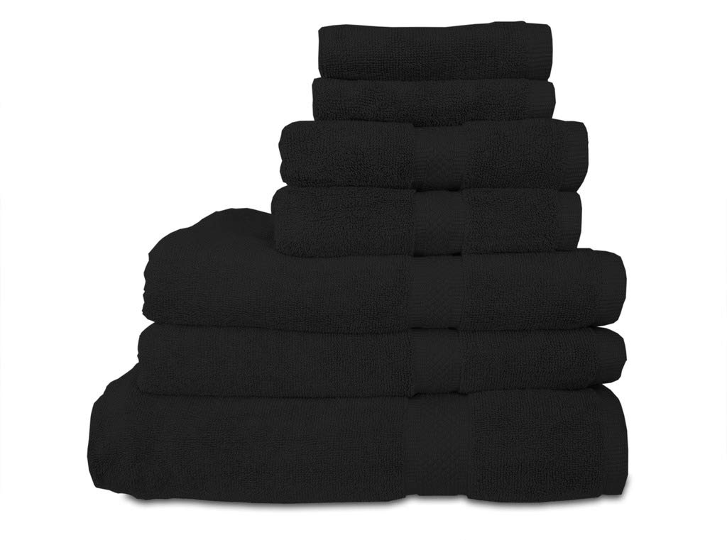 John Aird Black 100% Egyptian Cotton Bath Towels & Towel Sets 600Gsm (, Bath Sheet)