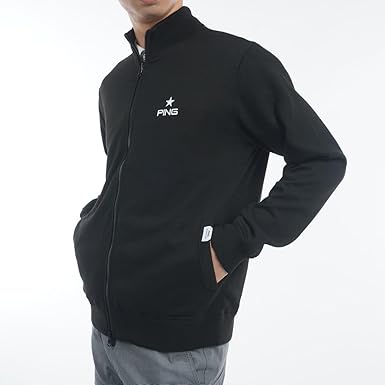PING - [ピン アパレル] メンズ 長袖 フルジップニット (リバーシブル仕様) Amazon | [ピン アパレル] メンズ 長袖 フルジップニット