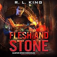 Flesh and Stone Audiolibro Por R. L. King arte de portada