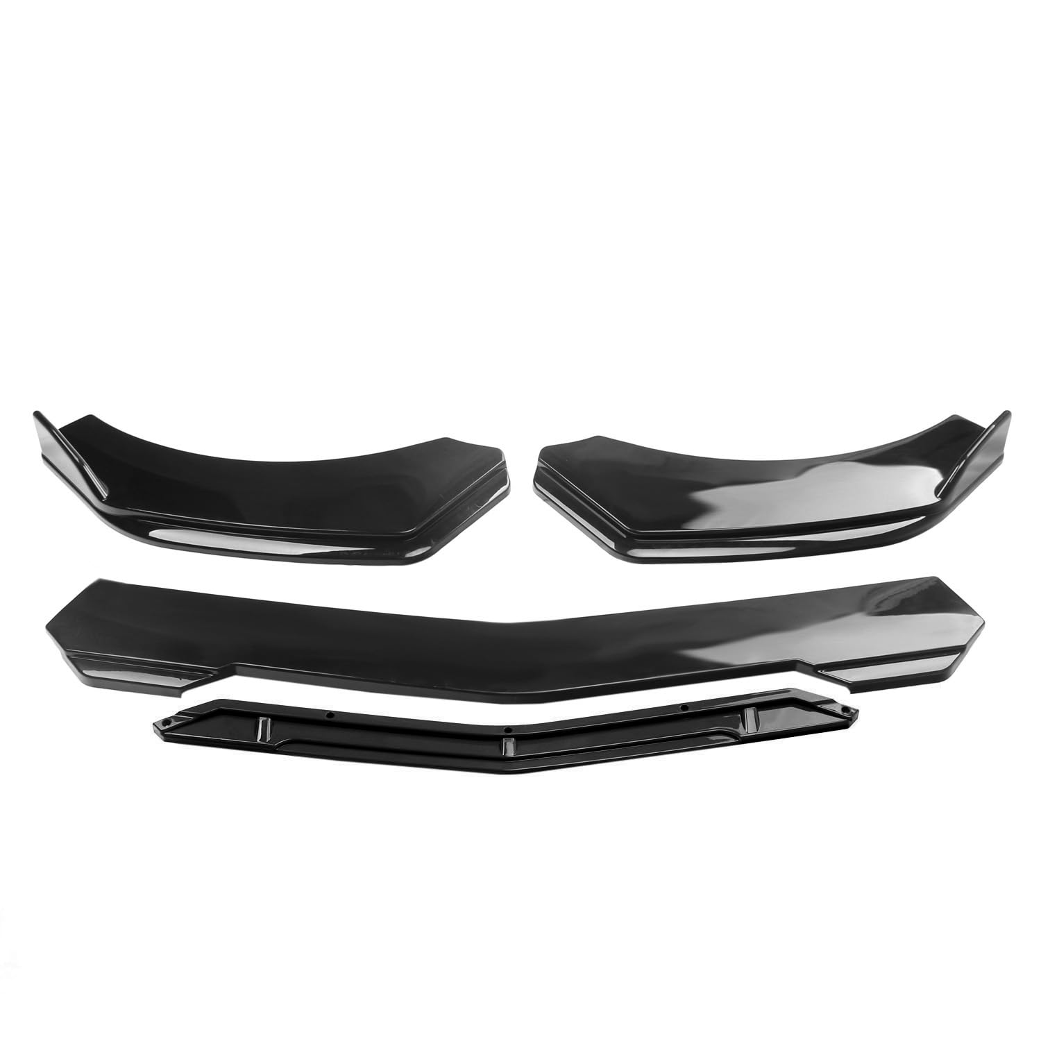 JXZHENG Car Front Lip For Abarth 595 Competizione 2012-2023, Performance Front Bumper Splitter Lip Car Diffuser Body Kit Spoiler Car Front Spoilers,F