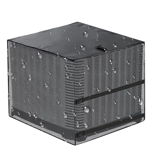 para Unidad de Aire Acondicionado Exterior,Protector de Malla | Cubierta para Unidad de AC con Techo Impermeable - para Protección en Todas las Estaciones, Jardín