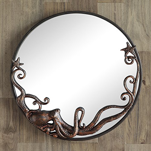 25 Best Octopus Gifts for Octopus Lovers 10 Octopus Round Wall Mirror