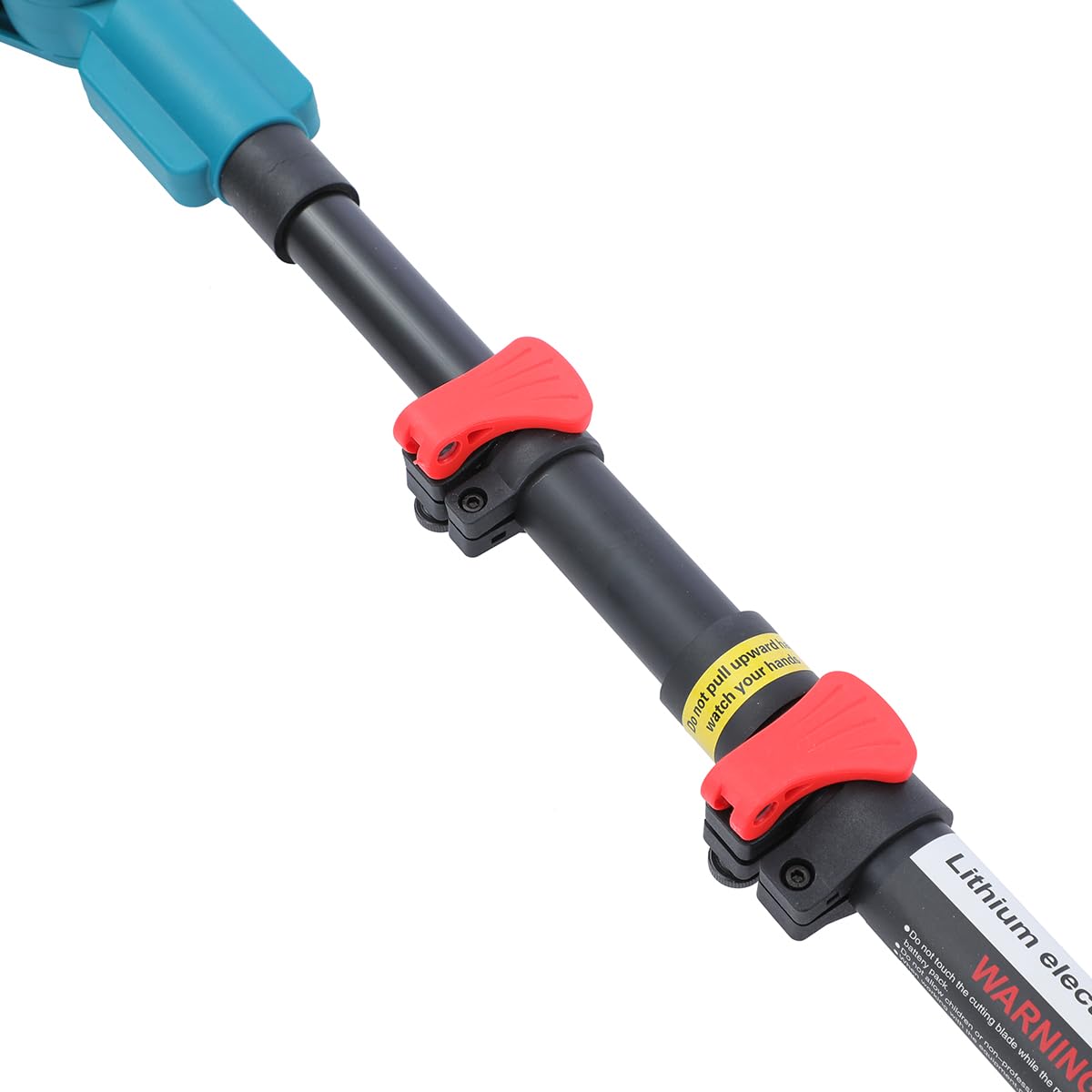 KATSU FIT-BAT 21V Motosierra Podadora de Pértiga Telescópica 3 en 1 Hasta 253cm con 3,0 Ah Batería y Brushless Motosierra y Tijera Podadora, para Cortar Ramas de Árboles