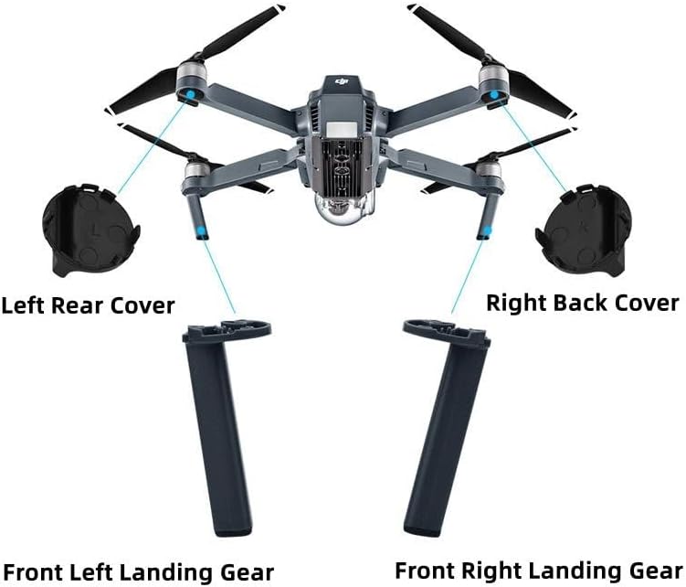 Miniatura 3 de Parte original de Mavic Pro – Cubierta trasera del tren de aterrizaje delantero brazo eje trasero soporte CW CCW para D-JI Mavic PRO Drone piezas de