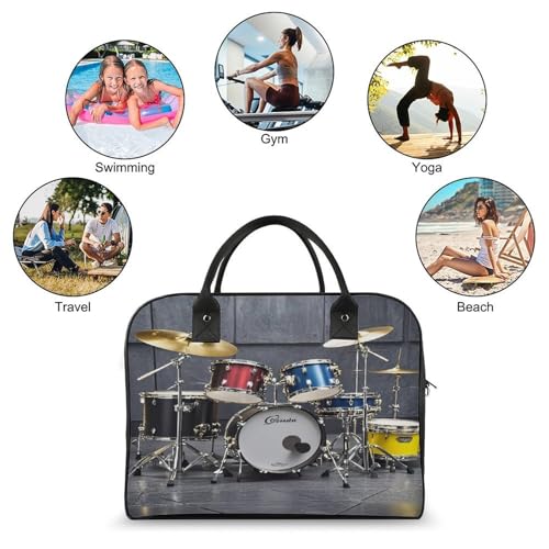 Bolso para laptop Cool Drum Set con correa ajustable miniatura 4