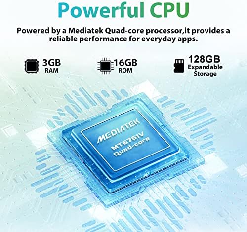 Mobile Phones, Blackview A55 Smart Phones Sim Free Unlocked, Android 11 Phones, 6.528 inch HD+ Screen, 4780mAh Battery,3GB + 16GB/128GB Extension Cheap Smartphone,8MP+5MP,Dual SIM 4G,Face ID - Blue