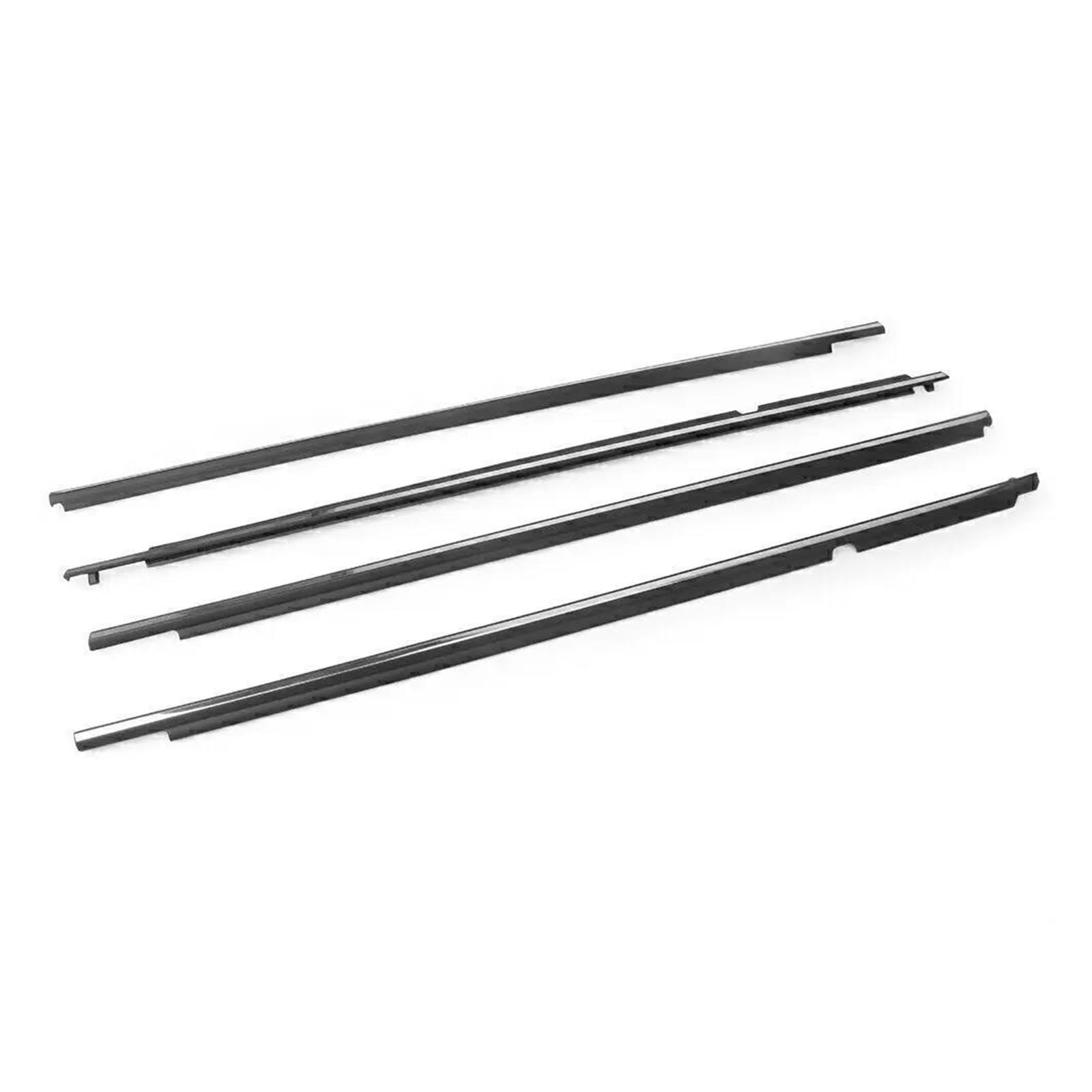 4 Burletes Goma Para Ventana Exterior De Coche Para Toyota Para Corolla 2009-2012 Tira Sellado A Presión Impermeable Sellos Ventanas Automóviles(Chrome)