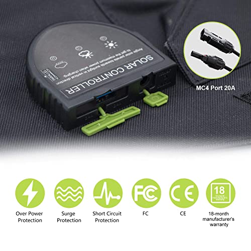 Panneau Solaire Portable X-Dragon 140W-5