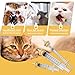 Tabletteneingeber Katze mit Haustier Fütterung Silikon Nippel Set | Umfangreiches Komplettset mit 6 Spritzen (1ml/5ml/10ml), Applikator und Aufzuchtnippeln für Welpen, Hunde und Katzen