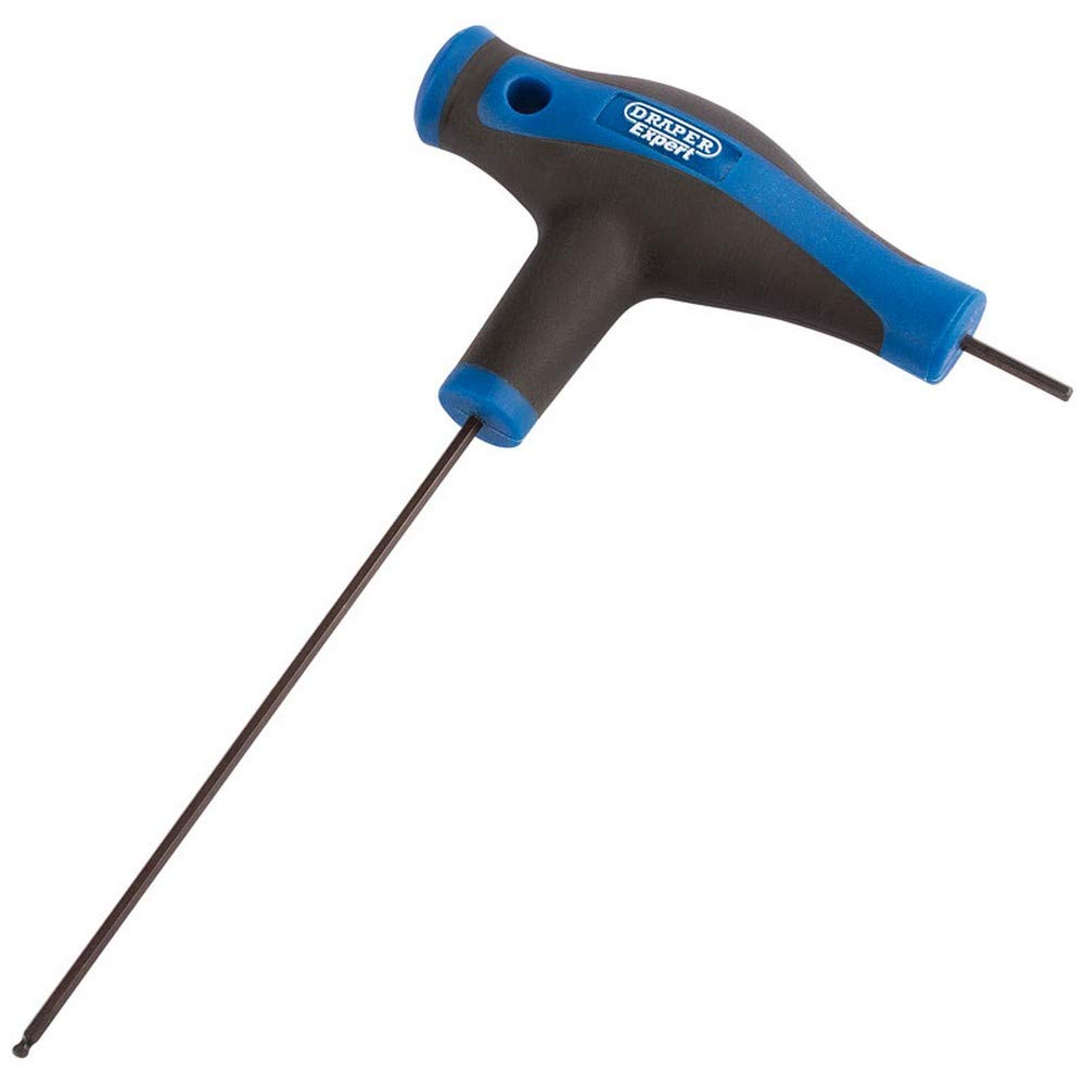 Draper Blue 33906 Soft Grip "T' Handle 2.0Mm Hexagon And Ball End Key