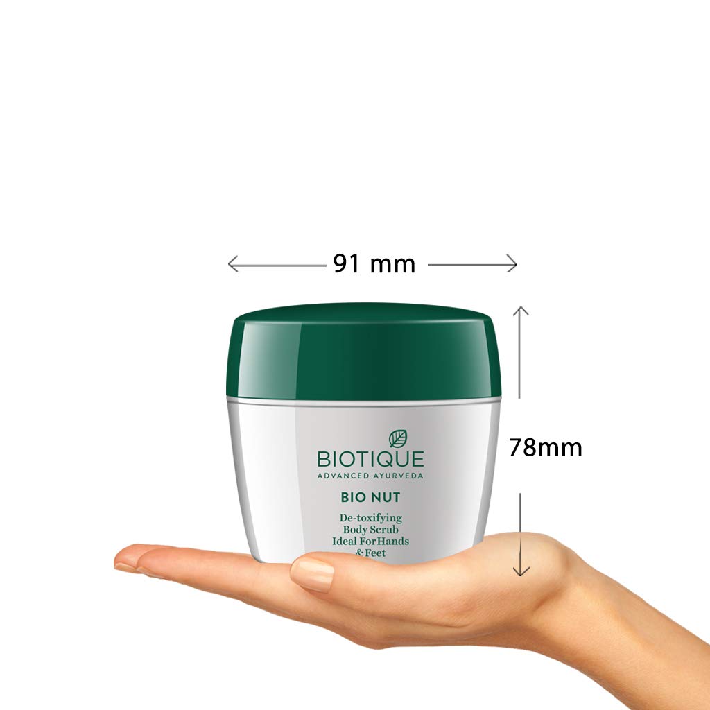 BIOTIQUE BIO NUT De-Toxifying Body Scrub, 175g