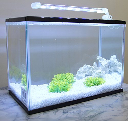 Miniatura 5 de Bps Lámpara De Acuario Led Iluminación Luces Para Plantas Luz Blanco Y Azul 2 Modelos Para Elegir 4w 8w 8w: 300 X 40 Mm Bps-6872