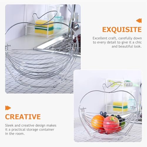 Frutero de hierro elegante con acabado de diseño funcional para hogar 7