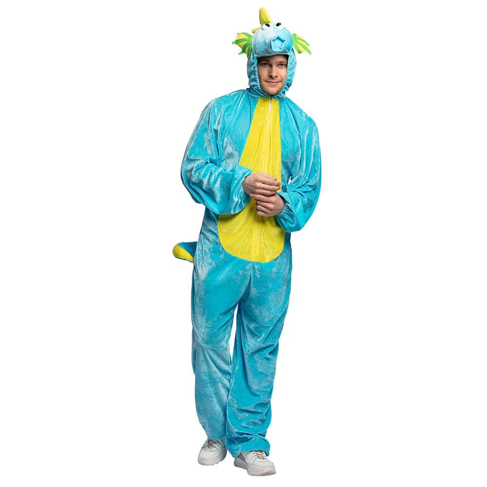 Boland - Plush Seahorse Costume, Unisex, Jumpsuit, Onesie, Costume for Carnival and Theme Party