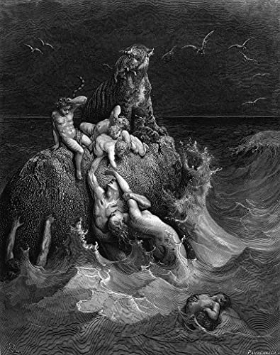 Poster Gustave Doré moderne tableau graffiti décoration murale 60x90