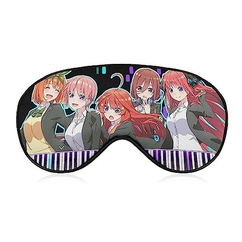 五等分の花嫁 アイマスク キャラクター アニメ アイマスク 睡眠用 かわいい 睡眠改善 遮光 柔らかい 眼精疲労 目元疲労回復 安眠マスク 圧迫感なし 子供 男女兼用 ギフト