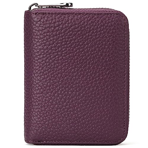 SENDEFN Geldbörse Damen, Portemonnaie mit Reißverschluss und viele Fächer, Geldbeutel Leder, RFID-Schutz Kartenhalter mit vielen Fächern, klein und im Kurzformat Brieftasche Für Frauen – Bild 3