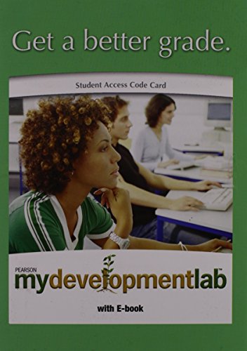 MyLab Human Development with Pearson eText -- Valuepack Access Card