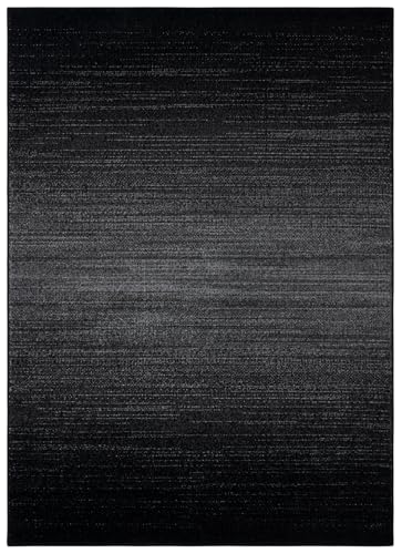 Tapete decorativo SAFAVIEH 3x5 pies negro y gris miniatura 1