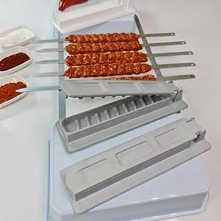 Kebab Maker, Manual Kabob Mould, Kebab Press Mould, Barbecue Skewer Mold (2PCS)