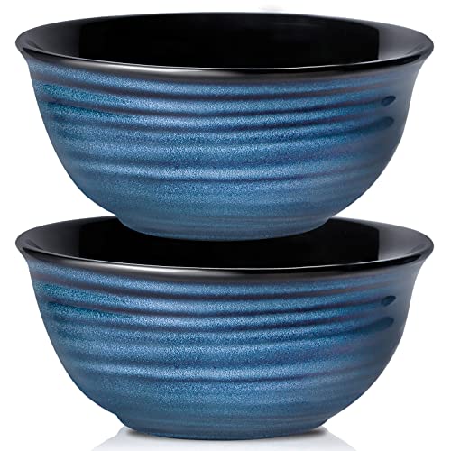HASENSE Serving Bowls, 60 Ounces Ceramic Salad Pasta Soup...