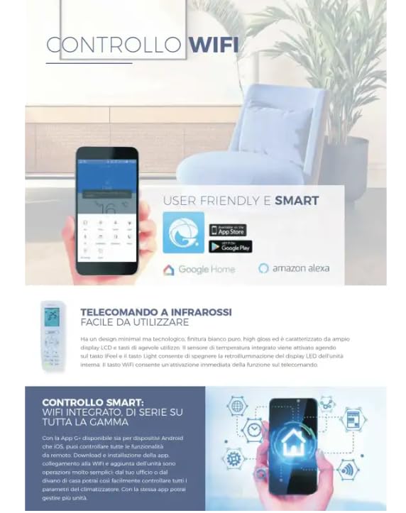 Climatizzatore Gree New Ari da 12000 btu inverter in R32 wifi con bluetooth A+++