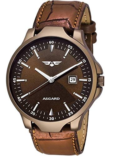 Image of ASGARD Day n Date Features Boy's n Men's Watch (Brown n Brown)