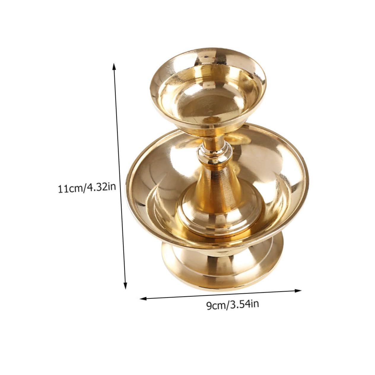 Garneck Drinking Glass Holy Cup Wine Cup Buddhism Accessory Cup Household Buddhism Cup Water Offering Cup Buddha Water Bowl Temple Cup Pagan Offering Water Cup Temple Decor Copper Golden