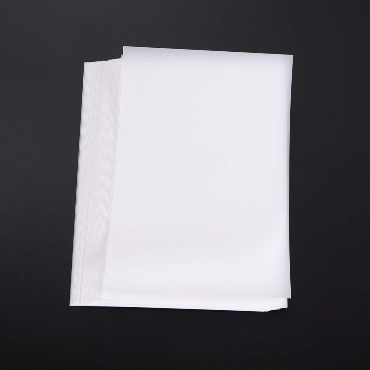FEPITO - 100 Feuilles Papier Vélin 21.6x28 Cm - Papier Calque Translucide Pour Dessin, Traçage