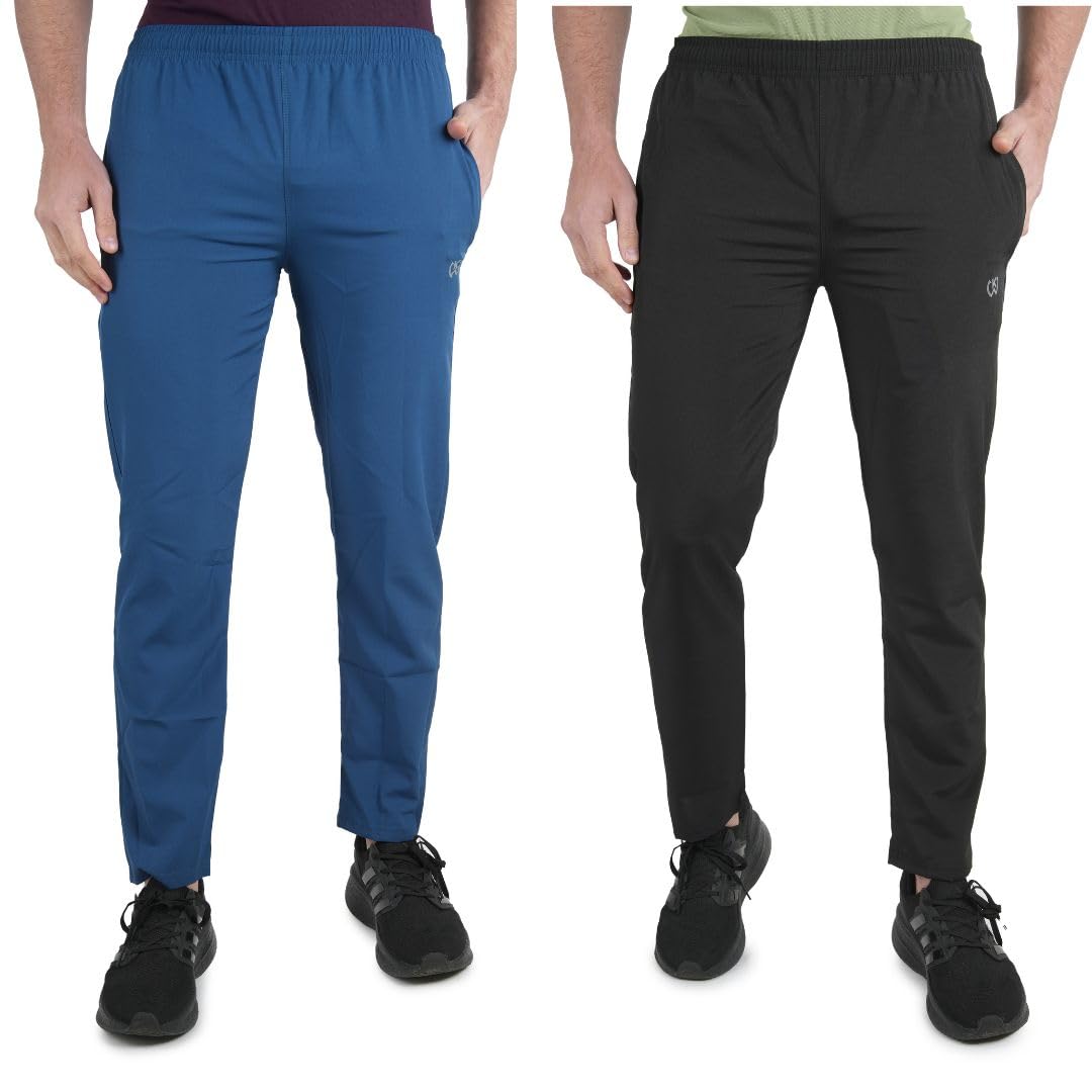 kwings Men’s Lightweight Running & Gym Lowers (Pack of 2) – Stylish Sports Track Pants with 2 Zipper Pockets for Workout, Training, Jogging & Swimming-picture-34