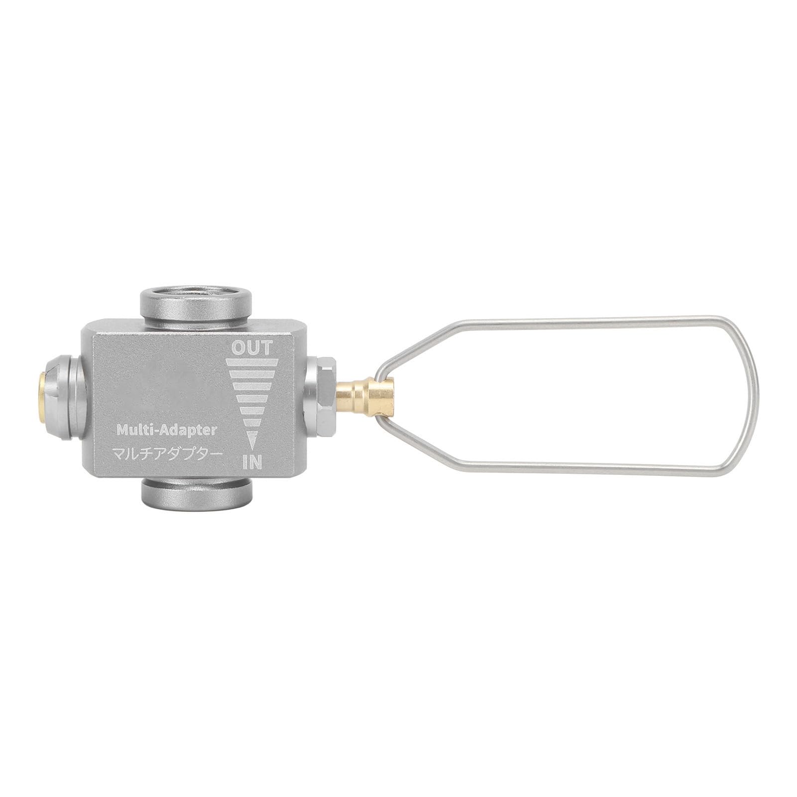 Z15 Gas Canister Refill Adapter, Adaptateur de Recharge de Gaz Portable Valve à Vent pour Camping Randonnée Pêche Activités Extérieures