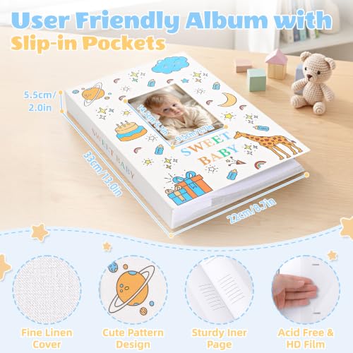EARLY MINDS Baby-Fotoalbum 10x15 300 Taschen Einsteck-Erinnerungsbuch – Ansicht 4