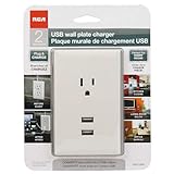 RCA WP2UWR USB Wall Plate