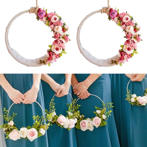 PATIKIL 7 Inch Bamboo Macrame Hoop - Image 4