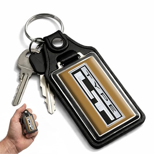 Image of Brotherhood Car Key Chain for Camaro - Classic Models Keychain for Men and Women Gift Key Ring - Light Copper - Type LT