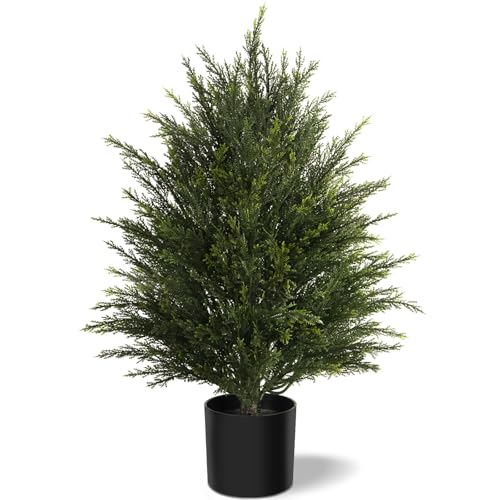 Künstliche Pflanzen Zedernbäume – Kunstpflanzen Groß im Topf...