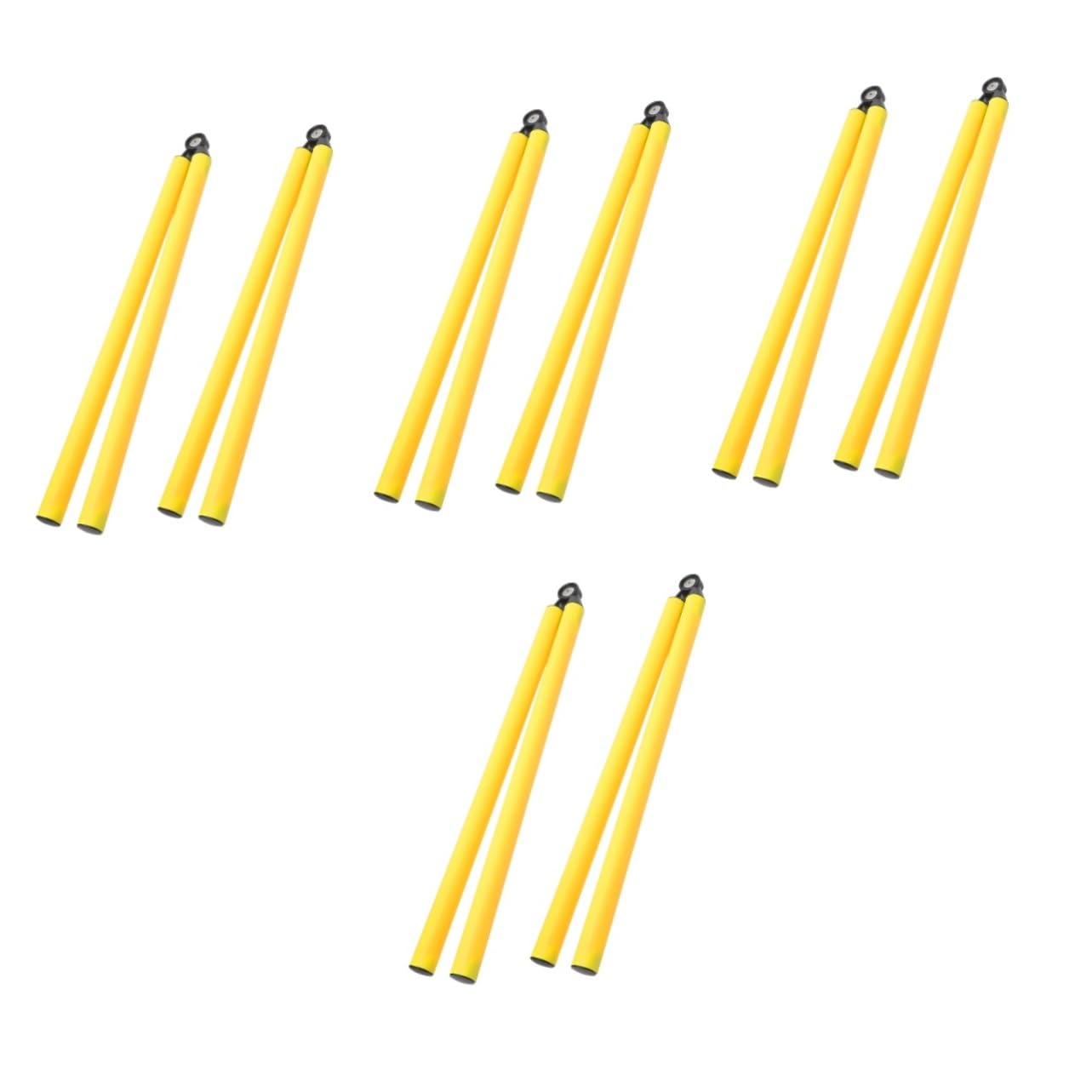 Fußball-Trainings Stange Agility-trainingsgerät Fußballtrainingsausrüstung Agility-stöcke Für Fußball Fußball-Tool Fußball-trainingsstange Fußballstangen Yellow Abs 2st
