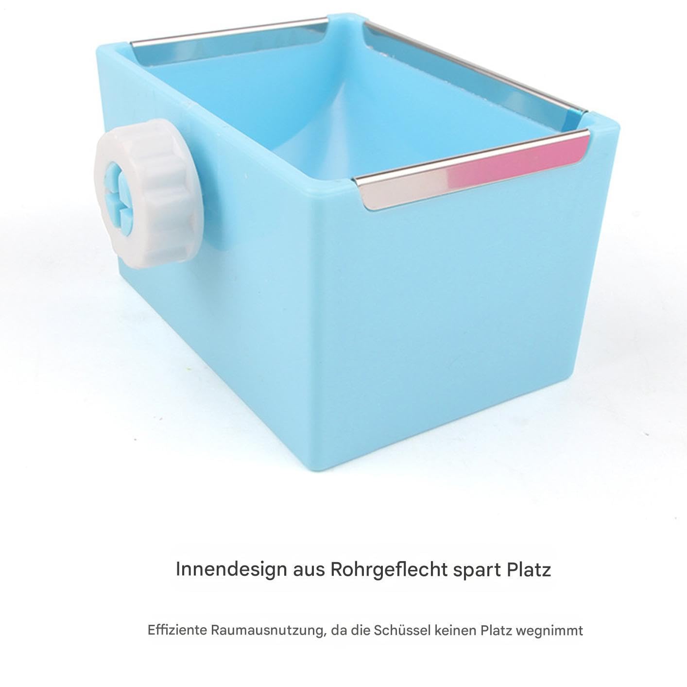Alimentador de hámster, Bowl de Comida de hámster Dispensador de y Agua | Plato de alimentación de animales pequeños para hámster enano gerbil hedgehog chinchilla conejito