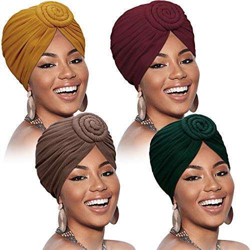 Image of SATINIOR 4 Pcs Head Wraps for Women