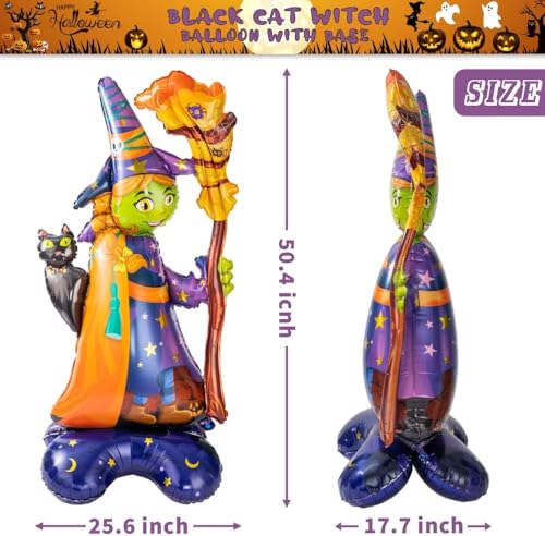 Image of Rozi Decoration Giant Halloween Ghost Mylar Foil Balloon (1-Pack) - Scary Party Decor