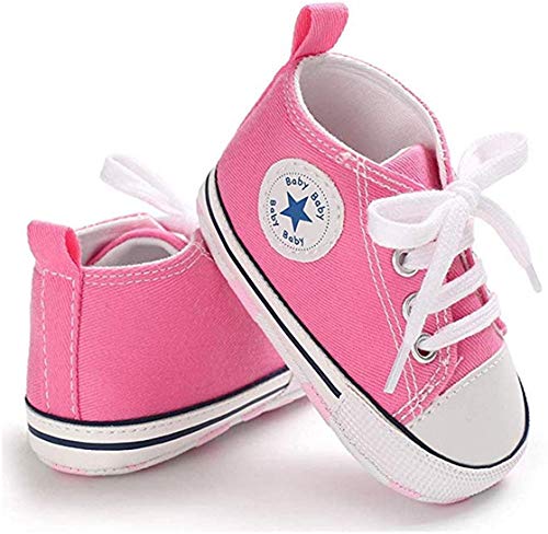 Doublehero Babyschuhe Kleinkind Mädchen Niedlich Krabbelschuhe mit Klettverschluss Blumen Schuhe Anti-Rutsch Weiche Sohle Leder Lauflernschuhe Sneaker Frühling Sommer Sandalen einzigen Schuhe
