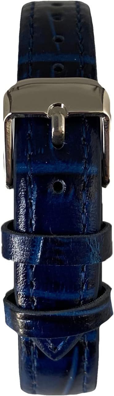 Peugeot Women Fashion Silver Cushion Shape Watch with Arabic Numerals and Genuine Leather Strap - Image 3