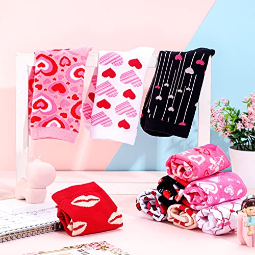 Image of Hoolerry 30 Pairs Christmas Fuzzy Socks in Bulk for Women Adult Men Gifts Fluffy Holiday Winter Socks Unisex Warm Crew Gifts